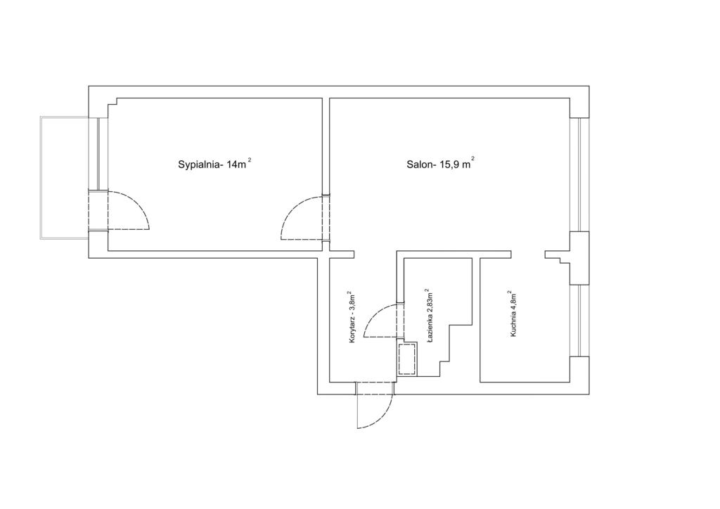 Przestronne 2 Pokoje Na Parterze | Antoniuk